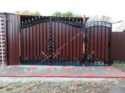 Кованые ворота Арт.ВХК-119 фото 4